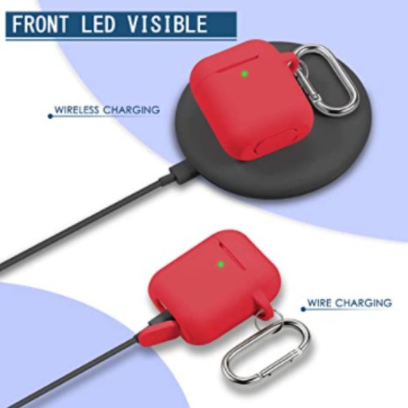 AirPods Case Cover with Keychain, Full Protective - Picture 4 of 7